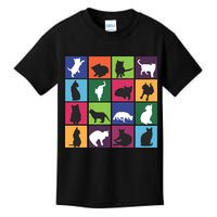 Cat Blocks Kids T-Shirt