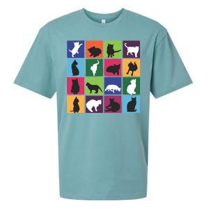 Cat Blocks Sueded Cloud Jersey T-Shirt