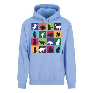 Cat Blocks Unisex Surf Hoodie