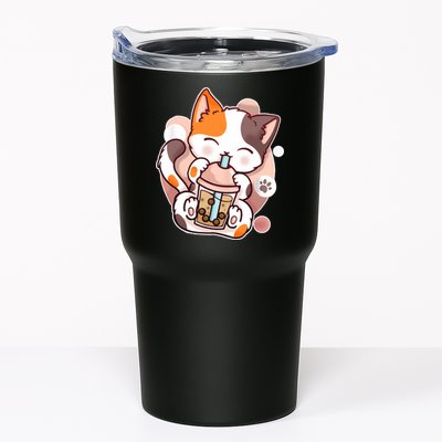 Cat Boba Tea Kawaii Tumbler