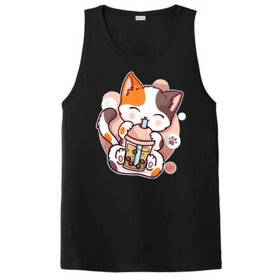 Cat Boba Tea Kawaii PosiCharge Competitor Tank