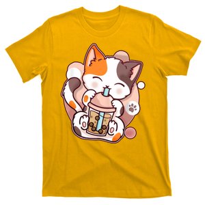 Cat Boba Tea Kawaii T-Shirt