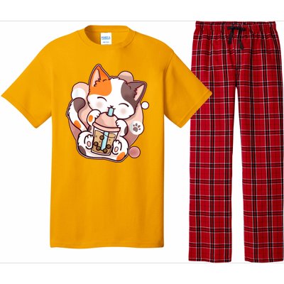 Cat Boba Tea Kawaii Pajama Set