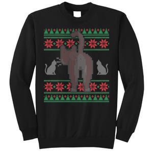 Cat Butt Ugly Christmas Sweater Design Sweatshirt