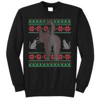 Cat Butt Ugly Christmas Sweater Design Sweatshirt