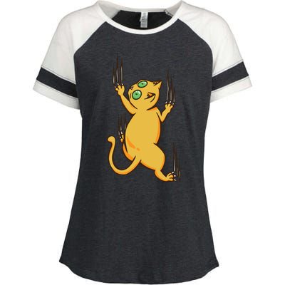 Cat Climbing Enza Ladies Jersey Colorblock Tee