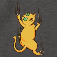 Cat Climbing Vector Backpack