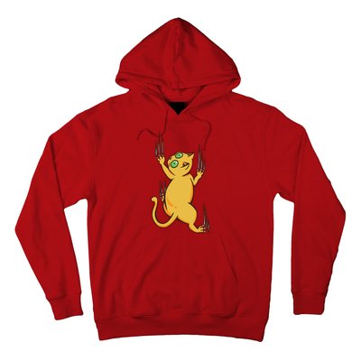 Cat Climbing Hoodie