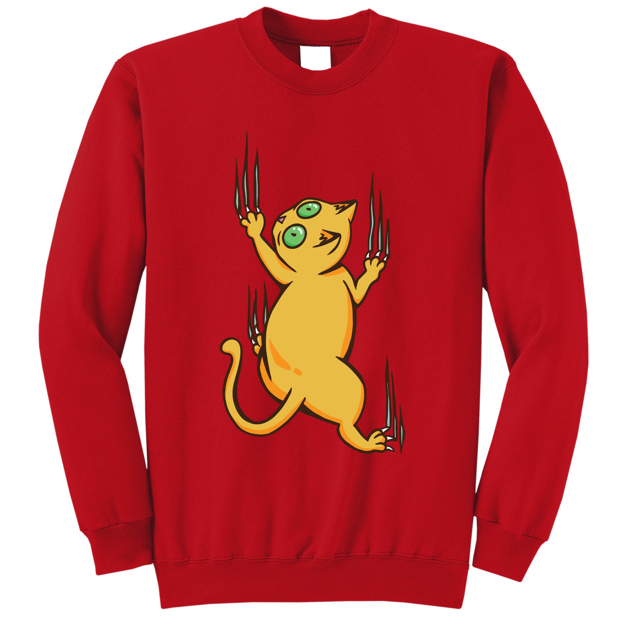 Cat Climbing Sweatshirt