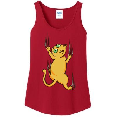 Cat Climbing Ladies Essential Tank