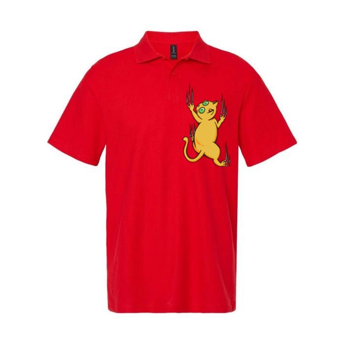 Cat Climbing Softstyle Adult Sport Polo