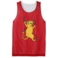 Cat Climbing Mesh Reversible Basketball Jersey Tank