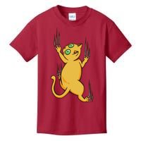 Cat Climbing Kids T-Shirt