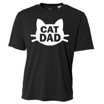 Cat Dad Cooling Performance Crew T-Shirt