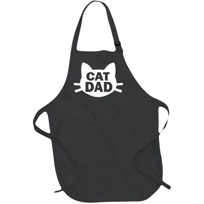 Cat Dad Full-Length Apron With Pockets