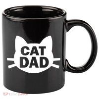 Cat Dad 11oz C Handle Ceramic Mug