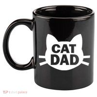 Cat Dad 11oz C Handle Ceramic Mug