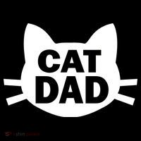 Cat Dad Drawstring Bag