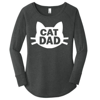 Cat Dad Women's Perfect Tri Tunic Long Sleeve Shirt