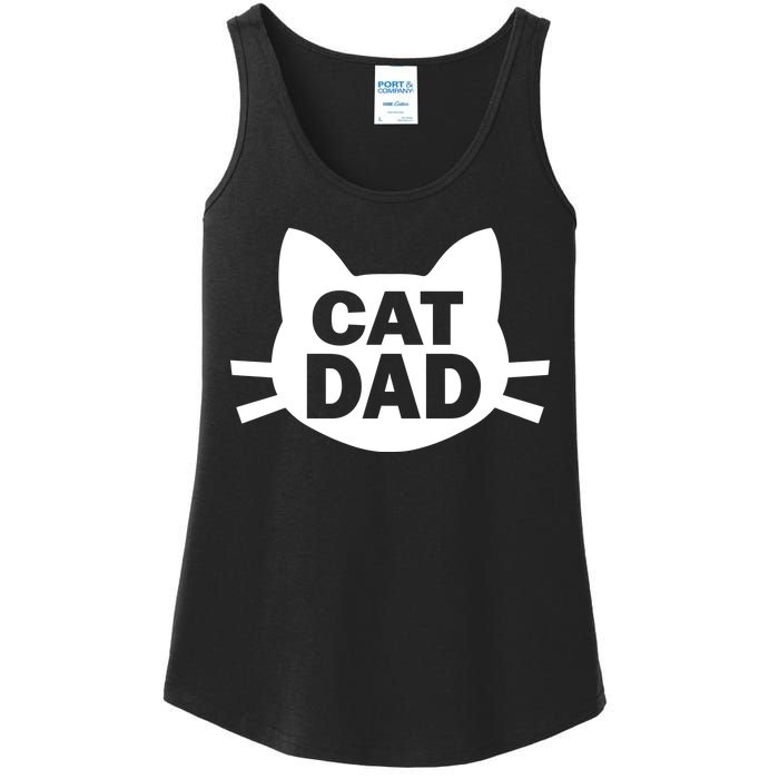 Cat Dad Ladies Essential Tank