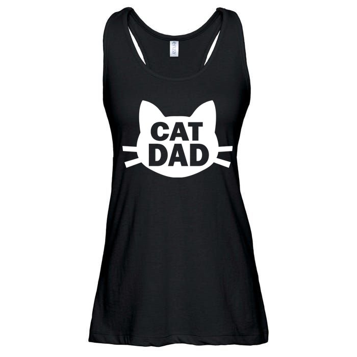 Cat Dad Ladies Essential Flowy Tank