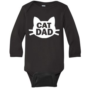 Cat Dad Baby Long Sleeve Bodysuit