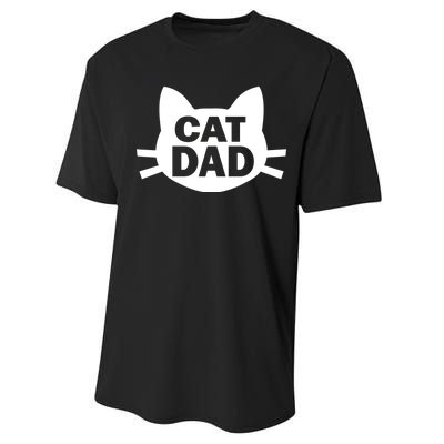 Cat Dad Performance Sprint T-Shirt