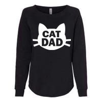 Cat Dad Womens California Wash Sweatshirt