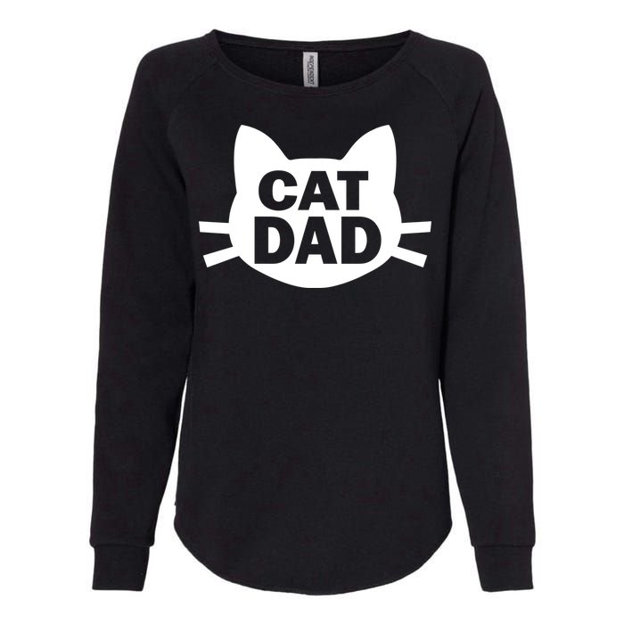 Cat Dad Womens California Wash Sweatshirt