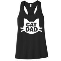 Cat Dad Women's Racerback Tank