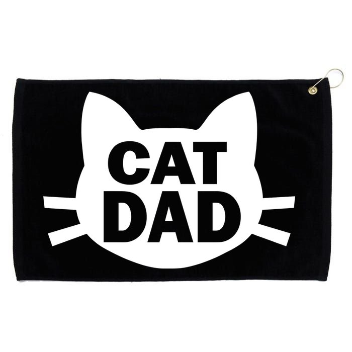 Cat Dad Grommeted Golf Towel