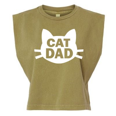 Cat Dad Garment-Dyed Women's Muscle Tee