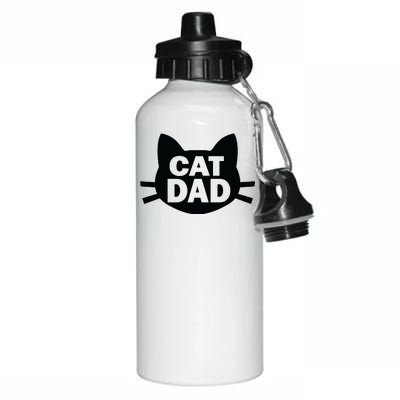 Cat Dad Aluminum Water Bottle