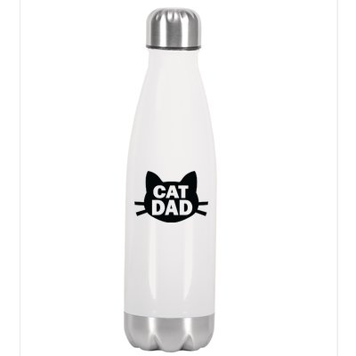 Cat Dad Stainless Steel Insulated Water Bottle