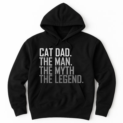 Cat Dad The Man Myth Legend Hoodie