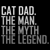 Cat Dad The Man Myth Legend 16 in Basic Backpack