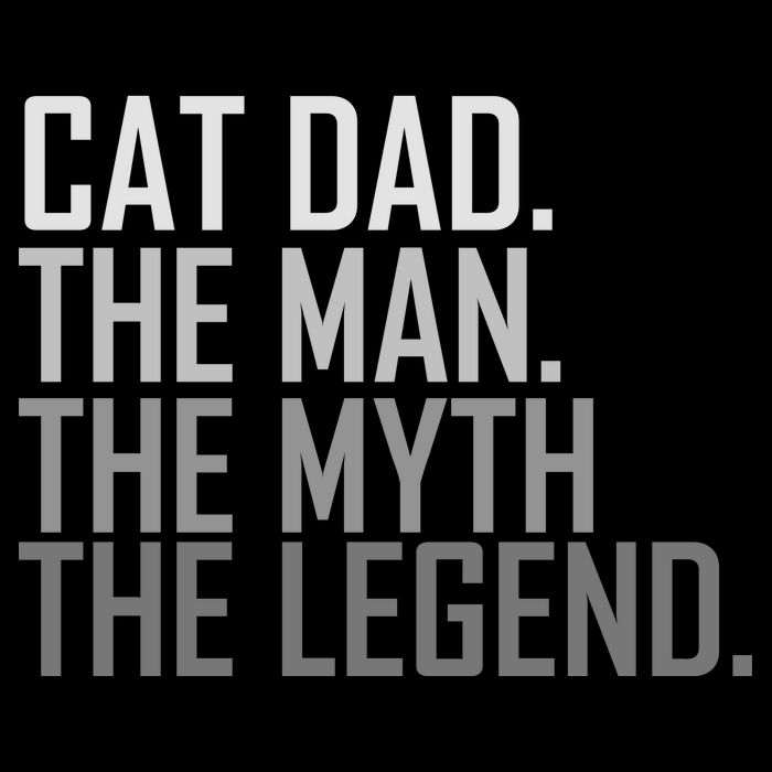 Cat Dad The Man Myth Legend 16 in Basic Backpack