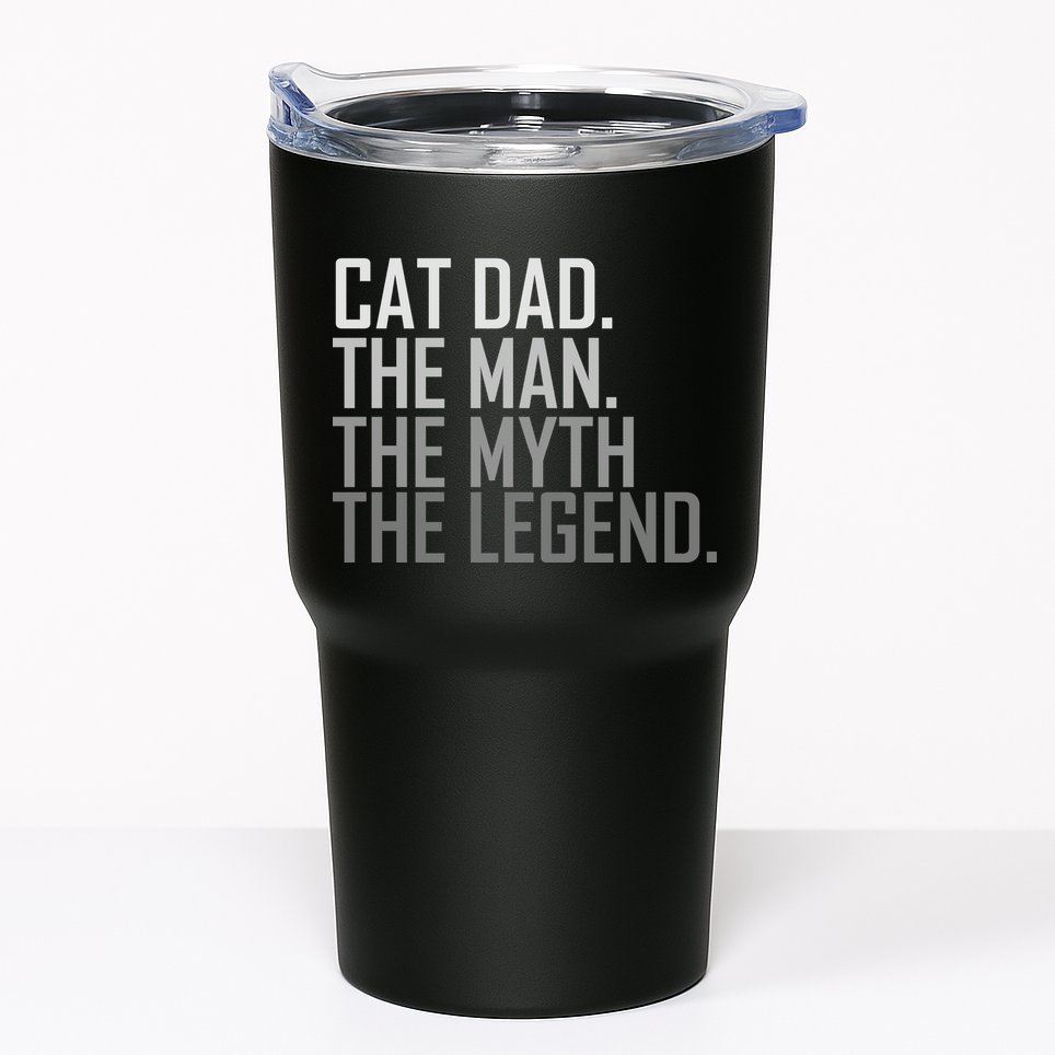 Cat Dad The Man Myth Legend Tumbler