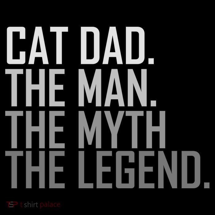 Cat Dad The Man Myth Legend Poster