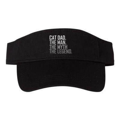 Cat Dad The Man Myth Legend Visor
