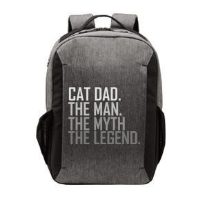 Cat Dad The Man Myth Legend Vector Backpack