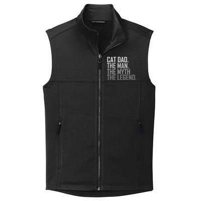 Cat Dad The Man Myth Legend Collective Smooth Fleece Vest