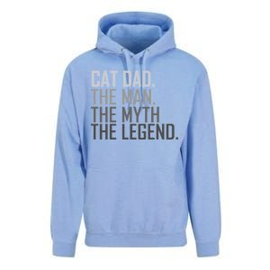 Cat Dad The Man Myth Legend Unisex Surf Hoodie