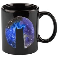 Cat Galaxy 11oz C Handle Ceramic Mug