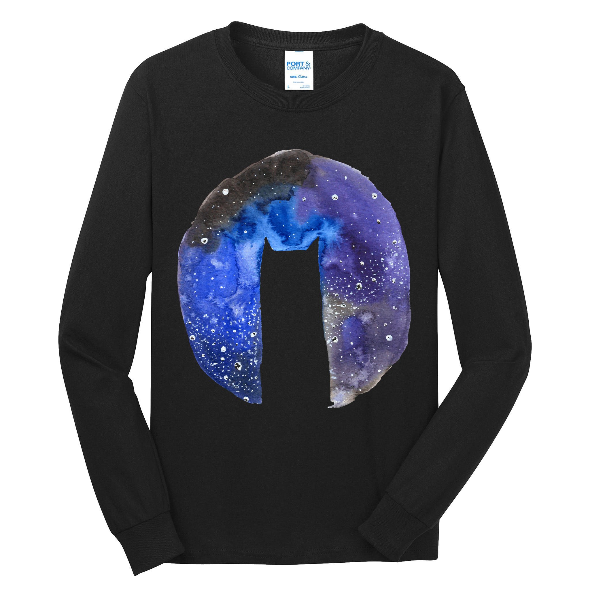 Cat Galaxy Tall Long Sleeve T-Shirt