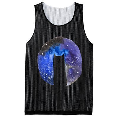 Cat Galaxy Mesh Reversible Basketball Jersey Tank