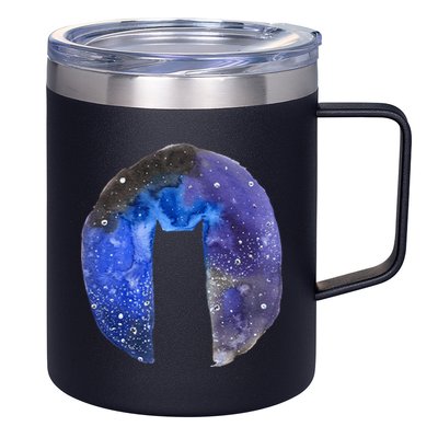 Cat Galaxy 12oz Stainless Steel Coffee Mug