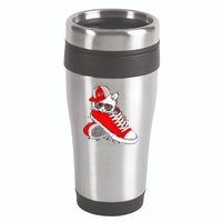 Cat In Red Sneakers 16oz Travel Tumbler
