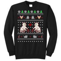 Cat Lover Ugly Christmas Tall Sweatshirt