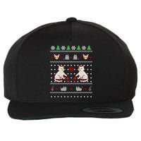 Cat Lover Ugly Christmas Wool Snapback Cap